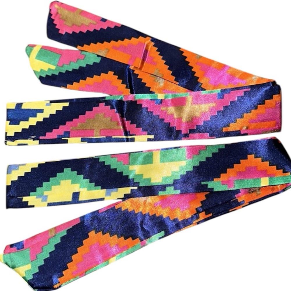 Set of 2 Twilly gorgeous scarf, imitation silk, new in package